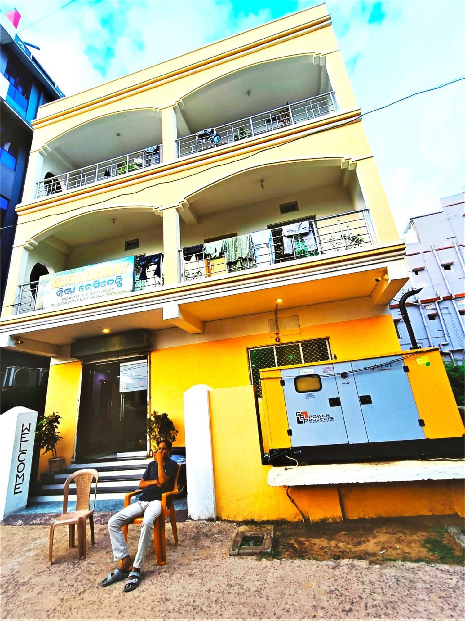Goroomgo Krishna Residency Puri Near Sea Beach - Spacious Room With Excellent Service Awarded - Best Seller Eksteriør billede